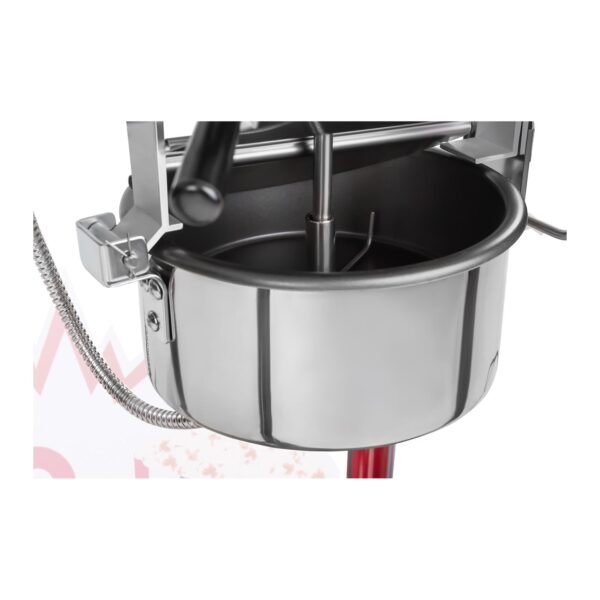 Stroj na popcorn s vozíkom 1600W (americký dizajn) - Image 7