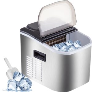 Vevor výrobník ľadu LCD 18kg/24hod