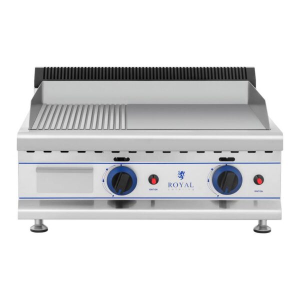 Kombinovaná plynová grilovacia platňa 65cm (20mbar) - Image 2