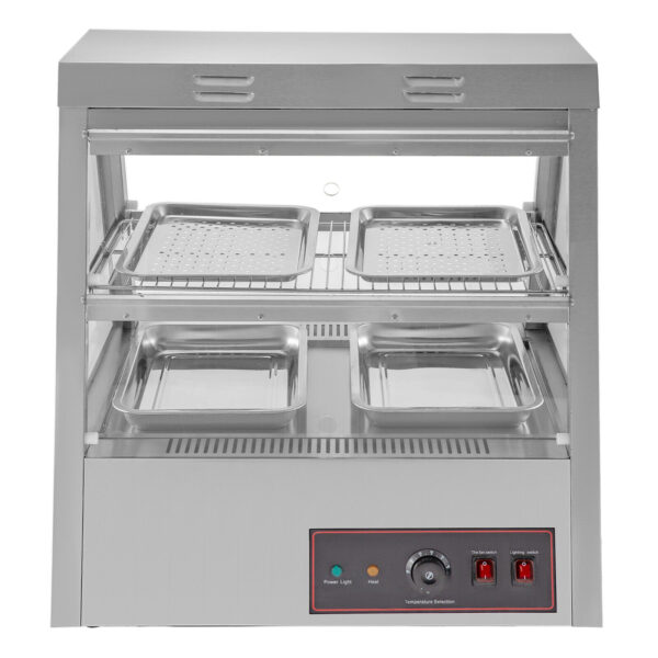 Vevor ohrevná vitrína 2 police 800W - Image 3