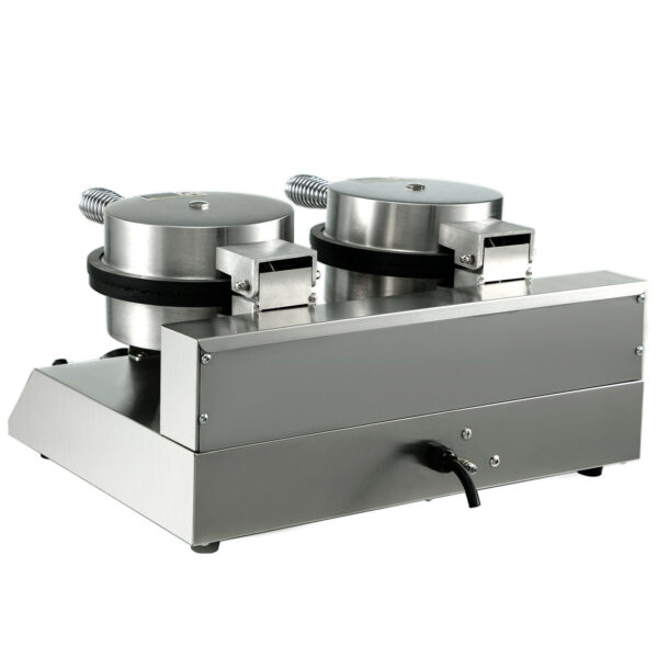 Dvojitý vaflovač (belgické okrúhle vafle) 2x1200W - Image 4