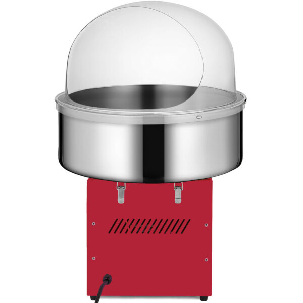 Stroj na cukrovú vatu 1000W s krytom (červený) - Image 4