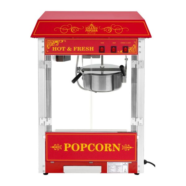 Stroj na popcorn 1600W (červený retro dizajn) - Image 2