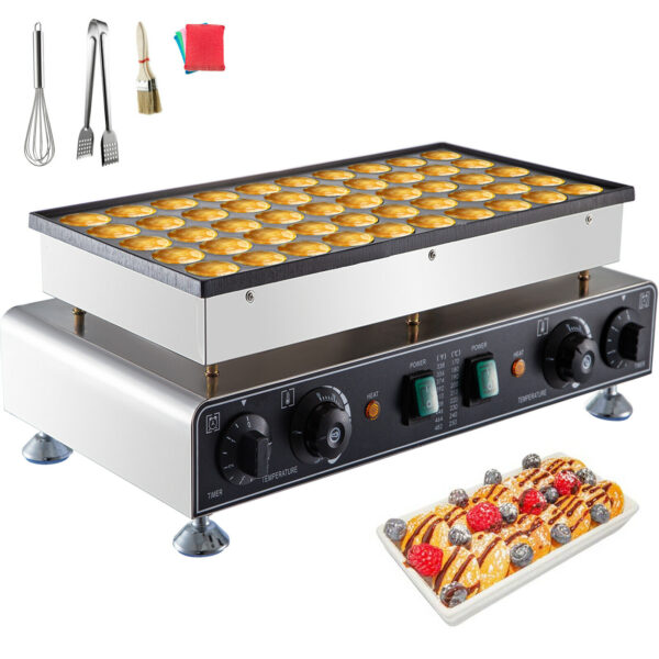 Stroj na pečenie (poffertjes) 50 kusov 1700W