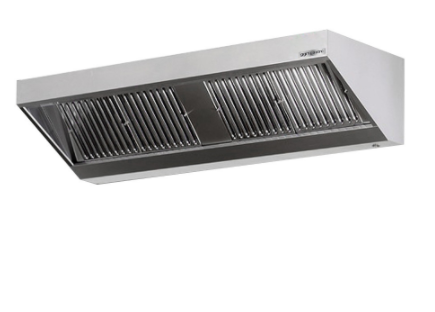 Wall-mounted extractor hood with lighting 1000mm / 900