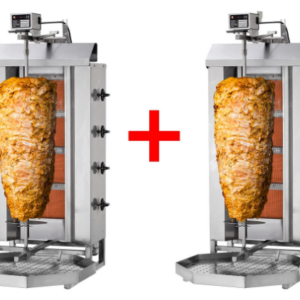 Plynový gril na kebab / gyros – 4 +4 horákov |120kg