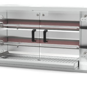 Gril na kurčatá - plynový – 2 ihly pre 10 kurčiat 1150 x 472 x 605 mm