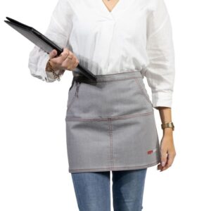 Unisex zástera svetlosivá 2KS