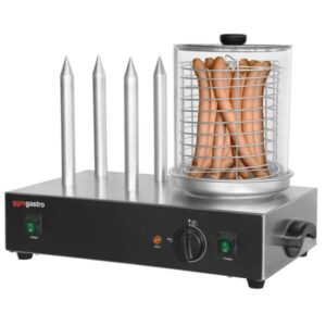 Ohrievač párkov so 4 hrotmi - hot dog