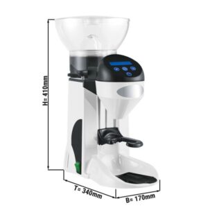 Mlynček na kávu biely - 1 kg - automatické dávkovanie