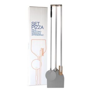 SET 2x Lopata na pizzu 30cm (s kefou na vymetanie)