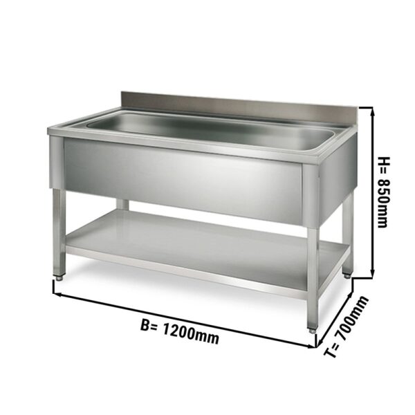 Umývacia vaňa, drez 120x70, umývadlo  1.060 mm x 500 mm x 380 mm