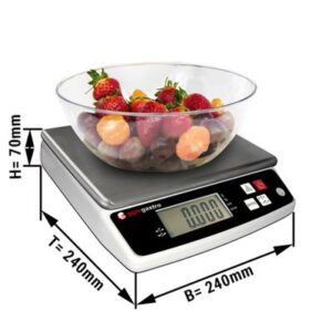 Digitálna kuchynská váha do 10 kg
