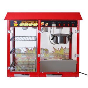 Stroj na popcorn 1744W 5kg/h (červený)