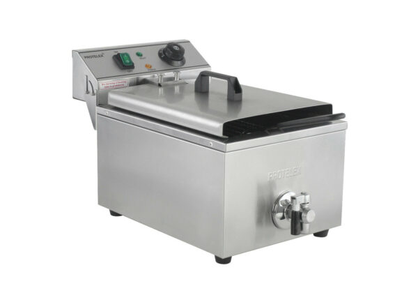 Elektrická fritéza 1x10L s odtokovým kohútikom Protelex - Image 3