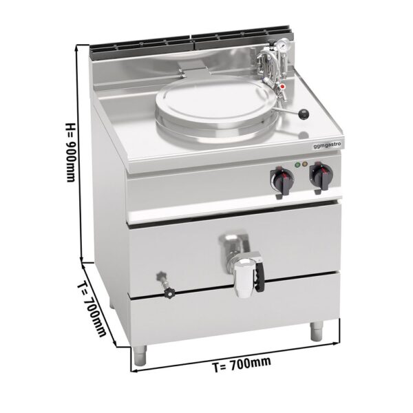 elektrický varný kotol 55 litrov (9 kW) - nepriame vykurovanie - Image 5