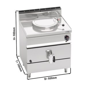 Plynový varný kotol 55 litrov (15,5 kW) - priame vykurovanie