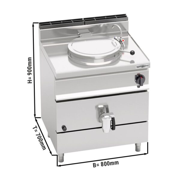 Plynový varný kotol 55 litrov (15,5 kW) - priame vykurovanie