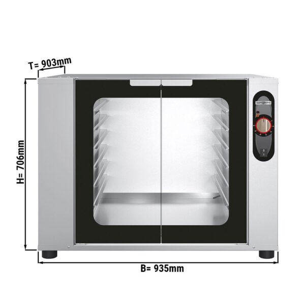 Pekárenský konvektomat pre 12x 600 x 400 mm a GN 1/1 (manuálny) - Image 4