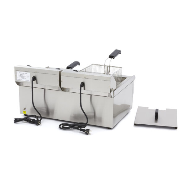 Maxima elektrická fritéza s kohútikom – 2 x 16 l | 09365011 - Image 6