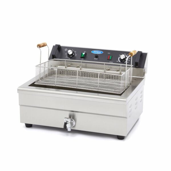 Maxima Elektrická fritéza s kohútikom – 1 x 20 l | 09365020