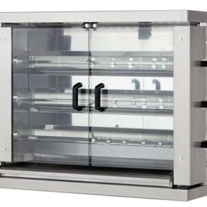 Gril na kurčatá - plynový – 3 ihly pre 18 kurčiat - 1098 x 480 x 820 mm
