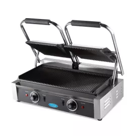 Maxima kontaktný gril – 2x 1800W  MCG BIG GR Vrúbkovaný 09300435