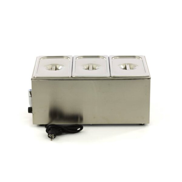 Bain Marie s kohútikom + 3 x 1/3 GN sada | Maxima 09300011 - Image 4