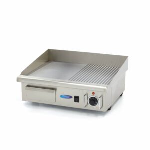 Elektrická grilovacia doska – 55cm – 3kW – hladká/ryhovaná | MAXIMA 09300072