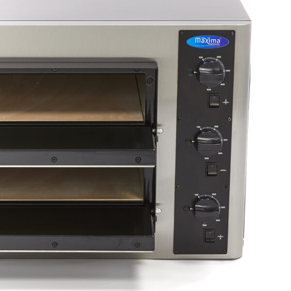 Maxima Deluxe Pizza pec – 4 + 4 x 25 cm – 400 V | 09370010 - Image 4