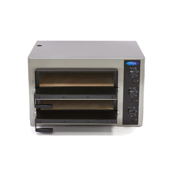 Maxima Deluxe Pizza pec – 4 + 4 x 25 cm – 400 V | 09370010 - Image 2