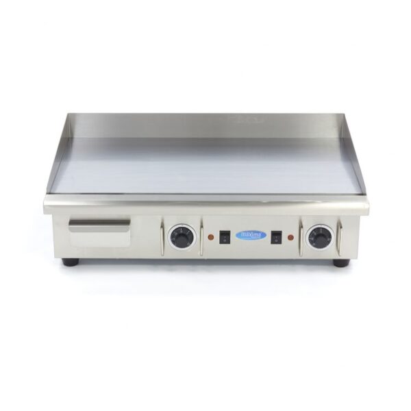 Elektrická grilovacia platňa 73 cm – chromová 400 V | Maxima 09365164 - Image 6