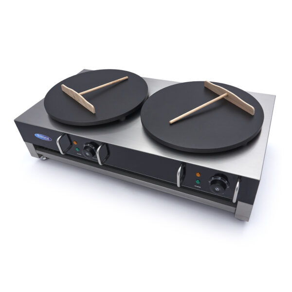 Platňa na palacinky 6 kW – dvojitá 40cm | Maxima 09374071 - Image 2