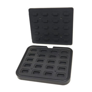 Forma na tartaletky Maxima - obdĺžnik - 64x41/45x22 mm - 20 kusov