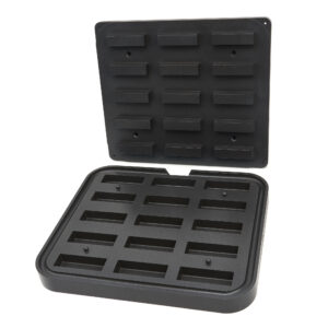Forma na tartaletky Maxima - obdĺžnik - 90x30/85x26 mm - 15 kusov
