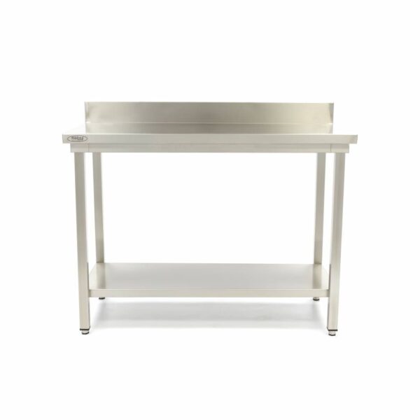Pracovný nerezový stôl – 2000×600 mm s lemom Maxima 09300995 - Image 6