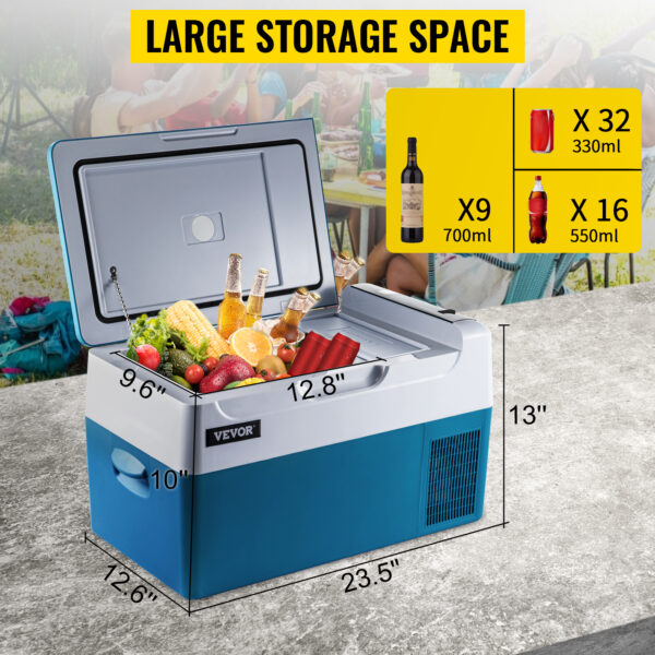 miniprenosný mraziaci box s rýchlochladiacim kompresorom- mraznička 22l - Image 7