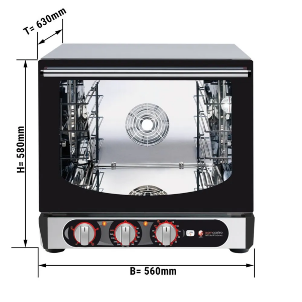 Elektrická teplovzdušná rúra (konvektomat) HV580-6  / vrátane plechov - Image 2