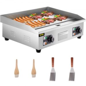 Vevor hladká elektrická grilovacia platňa 66cm (230v)