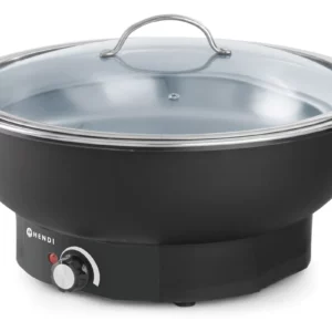 Elektrický chafing Kitchen Line- guľatý, HENDI, Kitchen Line, 6,8L, 230V/500W, ø405x(H)248mm