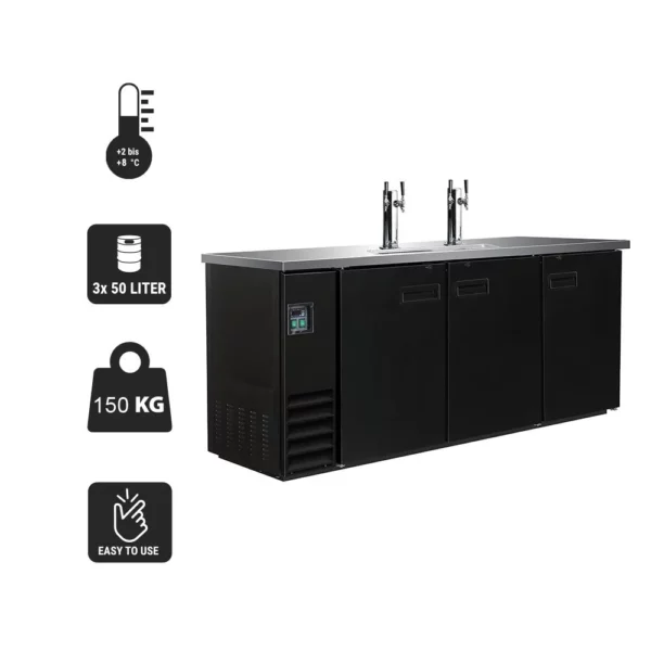 Chladič na pivo s kohútikom - na 3 x 50 litrové sudy - Image 4