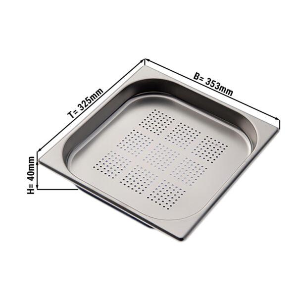 Gastronádoby perforované GN 2/3 -  353 x 325 MM
