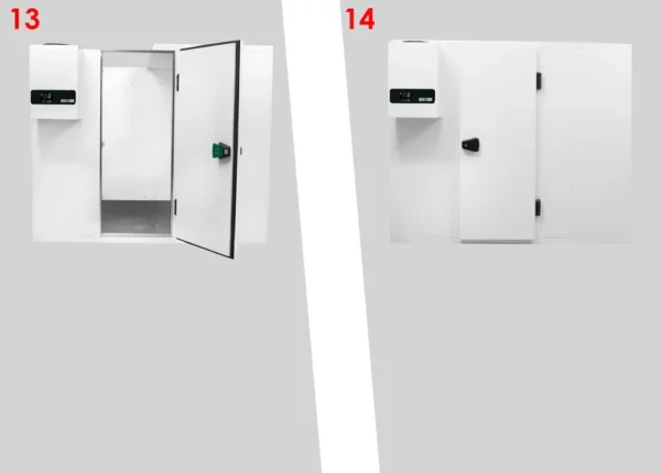 Chladiareň - 1,8 x 1,5 m - výška: 2,01 m - 4,06 m3 - vrátane nástennej chladiacej jednotky PLUS - Image 2
