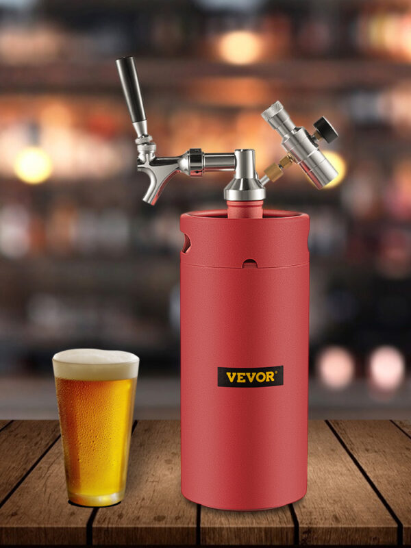 Výčapné zariadenie na pivo s tlakomerom  4l