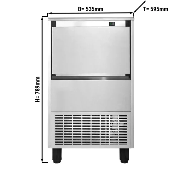 Výrobník ľadu/ kocky - 45 kg/ 24h GGM - Image 3