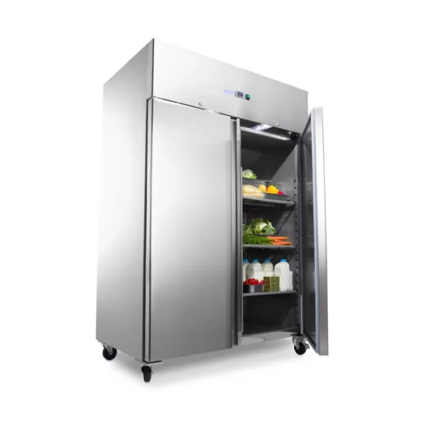 Chladnička 1200L - 6 x 2/1 GN nastaviteľné police - na kolieskach - Image 2