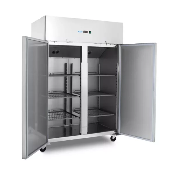Chladnička 1200L - 6 x 2/1 GN nastaviteľné police - na kolieskach - Image 7