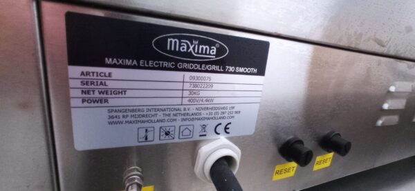 Použité- Elektrická grilovacia doska – 73cm – 4,4kW – hladká | MAXIMA BIG 09300075 - Image 14