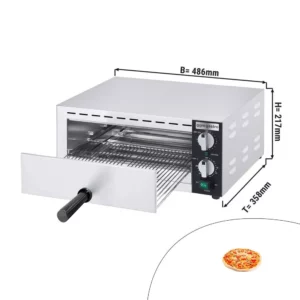 Mini pec na pizzu - 1 x 35 cm GGM