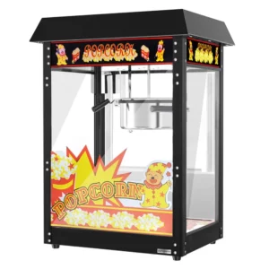 Stroj na popcorn - 5 kg/h -čierny